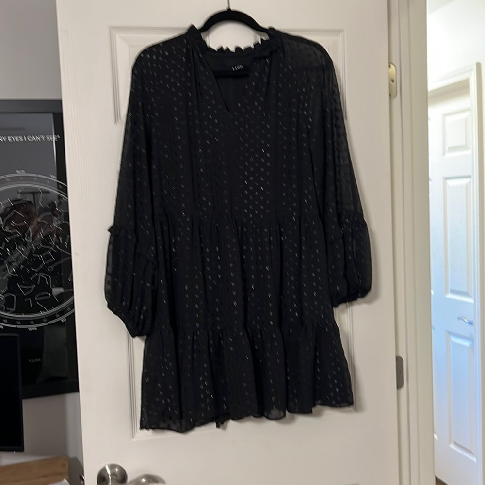 MSK black sparkly dress